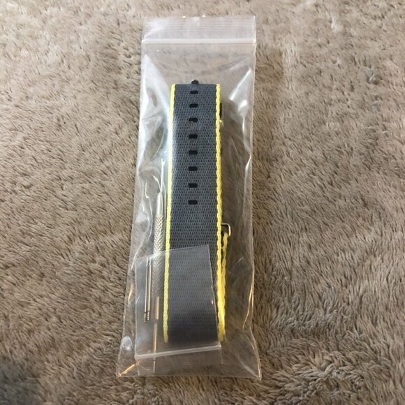 Gray NYLON Watch Band Replacement Durable 20” With Tools NEW - Picture 1 of 5